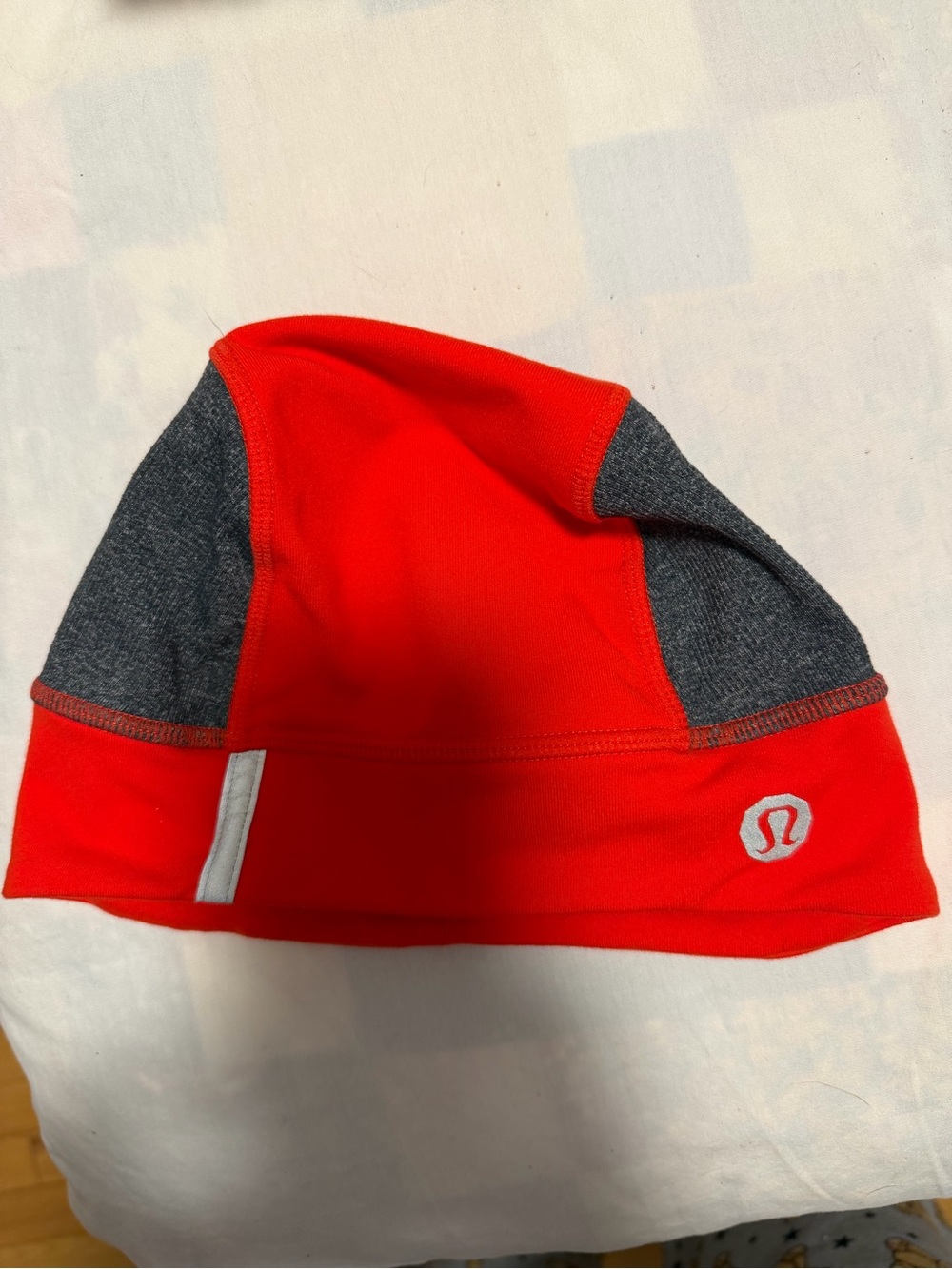 lululemon athletica Red and Gray Running Beanie